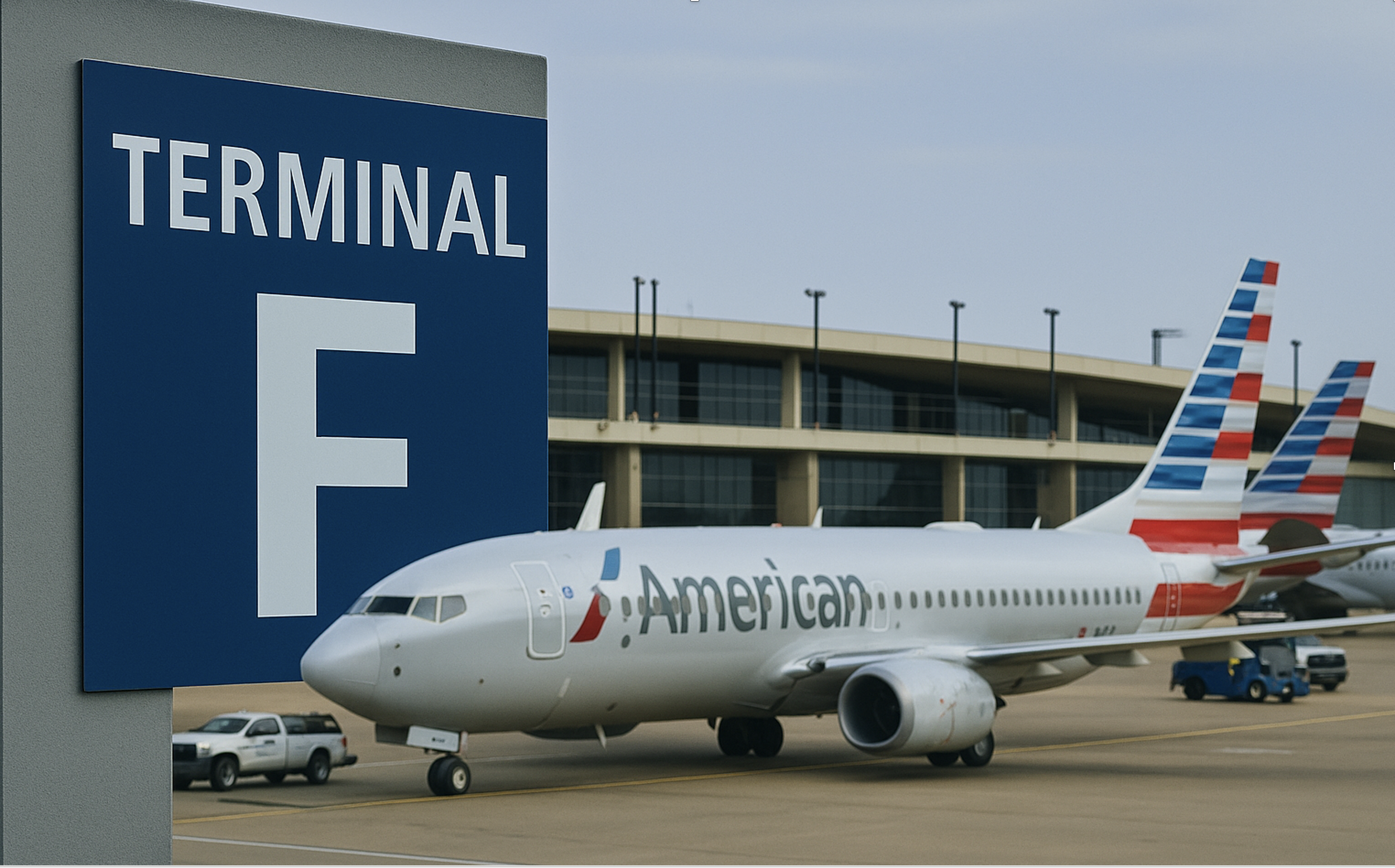 DFW空港に約6200億円投資：アメリカン航空と新ターミナル F 合意